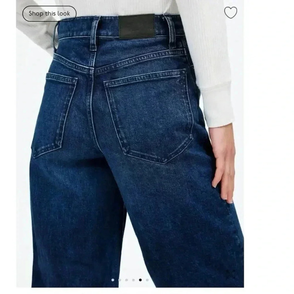 Madewell THE PERFECT VINTAGE
WIDE-LEG JEANS Red Size 31 Inseam 29.75” - Picture 14 of 16